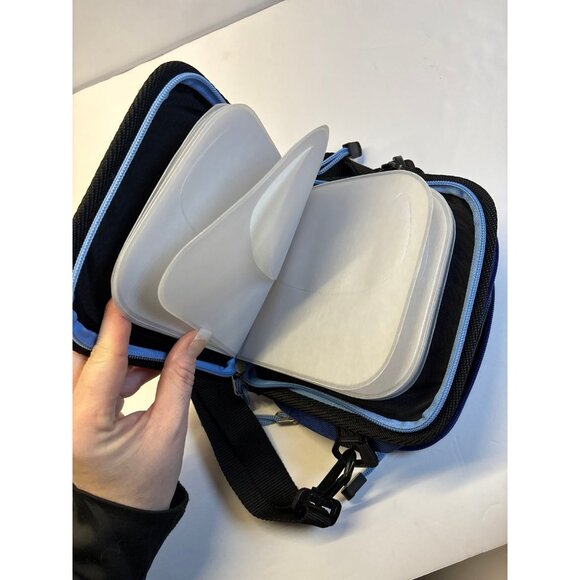 Aeropostale Blue CD Player Bag and CD Case holder (Y2K 2000s) - Picture 5 of 6